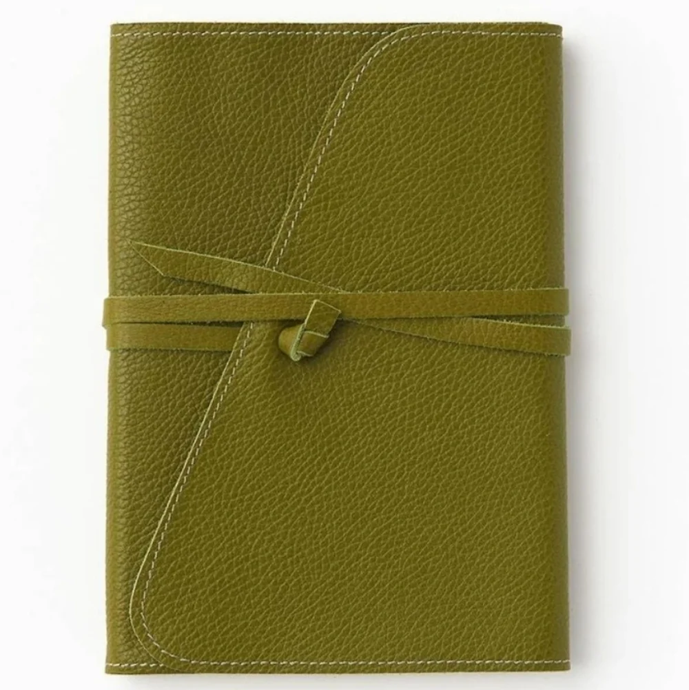 ❤️BUY 5 GET 3 FREE  Dark Green Genuine Leather Journal, Retail Price$44.99 USD